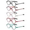 +1.0~+4.0 PC Round Frame Presbyopic Eyeglasses Far Sight Eyewear Reading Glasses Ultralight