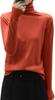 Knit Turtleneck Solid Fitted Soft 3D Slimming L'Avventura Women's High-Neck Sweater, Color, Innerwear, Knit, Figure-Flattening, Stylish, Cute, (M,