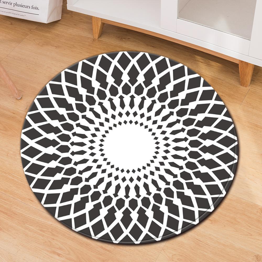 Simple Printed Carpet Computer Chair Mat Office Chair Floor Mat Door Mat Foot Mat