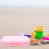 Kinder Spielzeug Sand Tisch Lagerung Box Handheld Sandkasten Outdoor Tablett Kunststoff für Kind