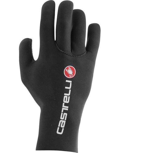 Велосипедные перчатки Castelli Diluvio Long (черные) XXL