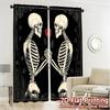 2D Flat Printing  JIT 2pcs   Curtains (Without Rod) Eternal Love Popular Minimalist Curtains Versatile Durable Polyester Curtains