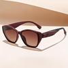 Women's Retro Cat Eye Polarized Sunglasses - UV Protection, Face-Slimming, Ultra-Light for Round/Square Faces