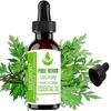 Czyste Zioła Piołun (Artemisia Vulgaris) Czysty i naturalny olejek eteryczny o jakości terapeutycznej w plastikowym opakowaniu z kroplomierzem