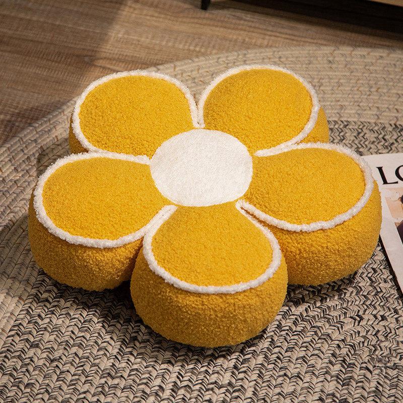 40/50cm Flower Pillows Soft Flower Shaped Floor Cushion for Living Room Bedroom Sofa Couch Winter Warm Decoration