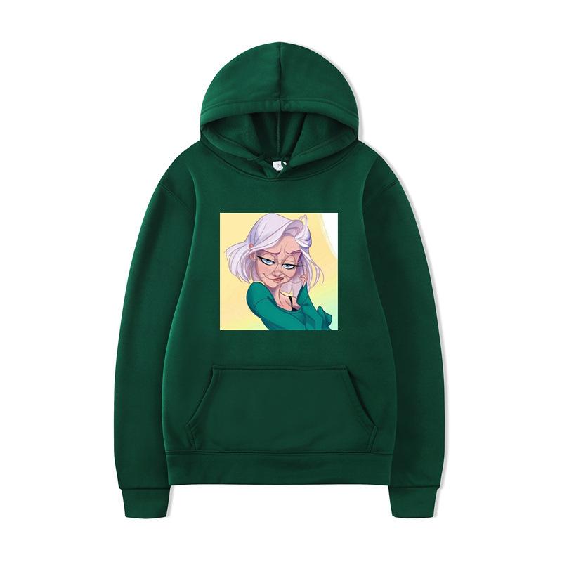 

Худи Мужское Женское Толстовка с Принтом Унисекс Оверсайз Уличная Одежда Хип-Хоп Стиль Осень Зима Модные Топы Одежда 3XL