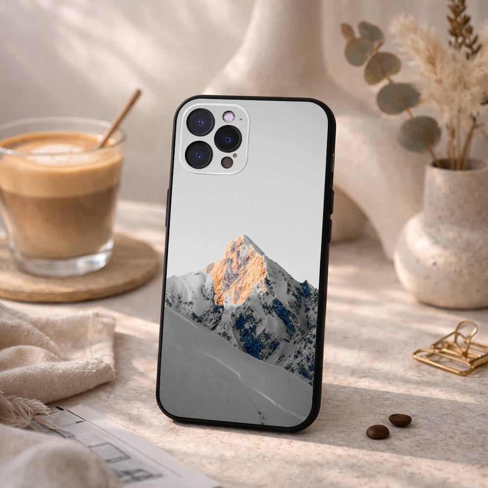 Z-Zermatt Matterhorn S-Swiss Mountain Phone Case For iPhone17,16,15,14,13,12Plus,Pro Max,XS,5G Soft Silicone Black Cover