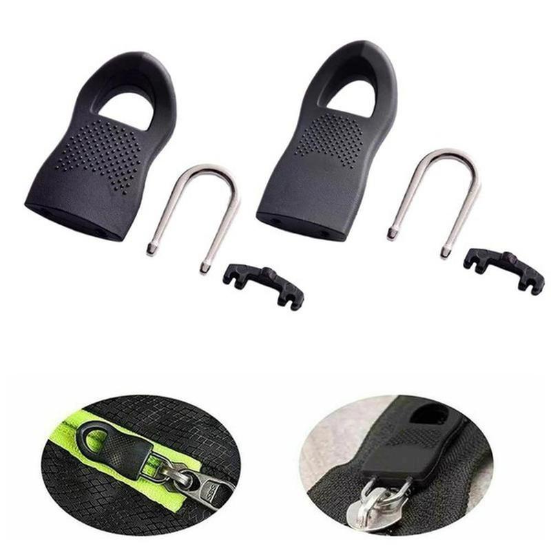 5pcs Zipper Pull Buckle Detachable Zipper Pull Universal Luggage School Bag Coat