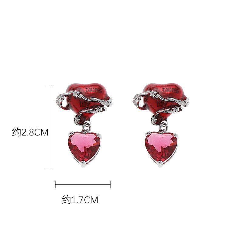 

INS Синий Кошачий Зрачок Доступная Роскошь Стильный Дизайн Клипса на Ухо