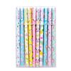 Korean Style Neutral Pen Set - Cute & Creative Colored Pencils, Black Signature Pens, 10 Pack for Students.