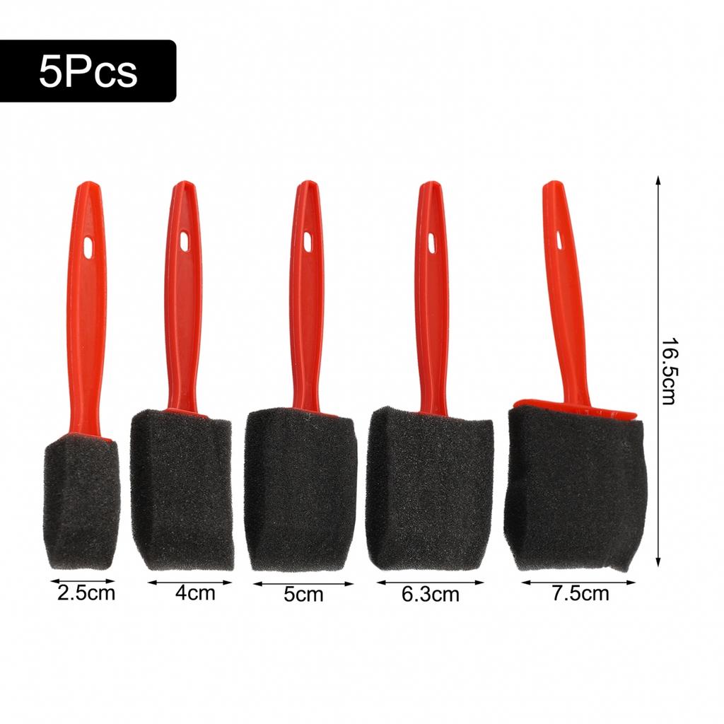 Foam Brushes Hand Tools Craft Paint Brush Excellent Water Retention