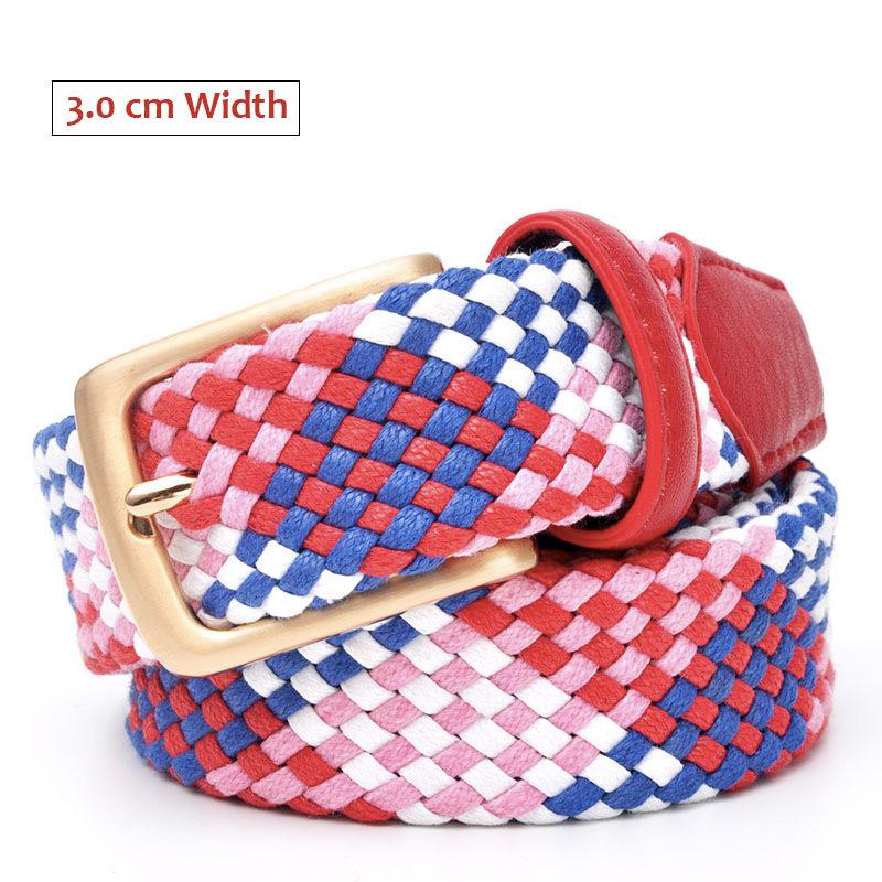 

Ремень женский парный плетеный пояс трубчатый пояс для тела мужские и женские ремни 130cm