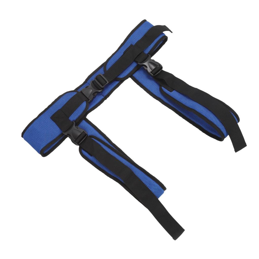 Wheelchair Belt Support Vest Adjustable Wheelchair Belt Breathable Whole Body Blue Seatbelt