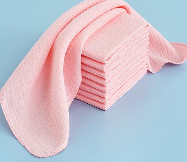 5 st/parti 100% Bomull Baby Gasbinda Blöjor För Nyfödd Baby Blöjbyte 45*43cm Tvättbara Mjuka Babyhanddukar