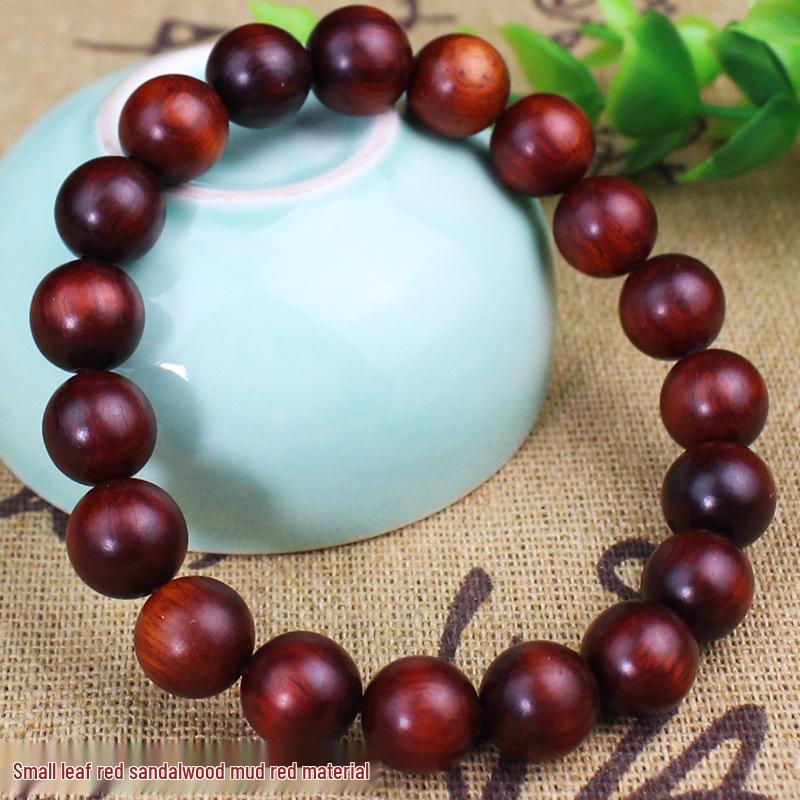 Sandalwood 10MM Single Loop Bracelets - Unisex Buddhist Beads Rosary Jewelry