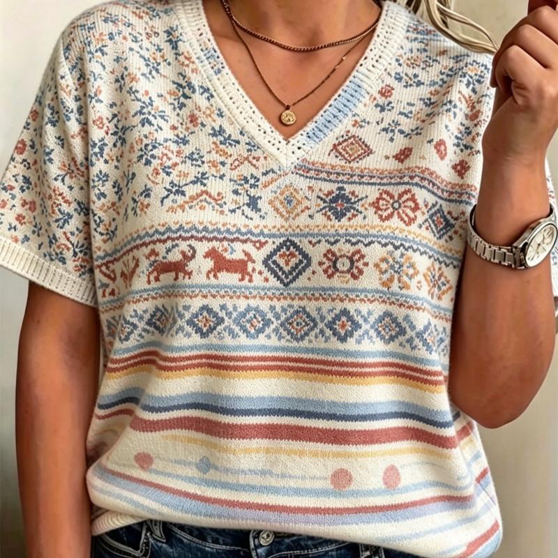 

T-shirt with Short Sleeves L