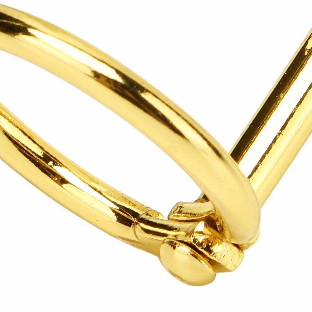 12 pcs Circular 3 Hole Binding Ring Metal Metal Book Ring 3 Ring Binder Loop Office Stationery