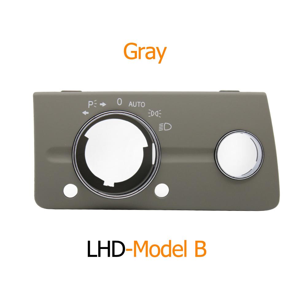 LHD RHD Interieur Auto Dashboard Koplamp Koplamp Schakelaar Cover Paneel Trim Voor Mercedes Benz W211 E Klasse 320 350 550 2003-2008