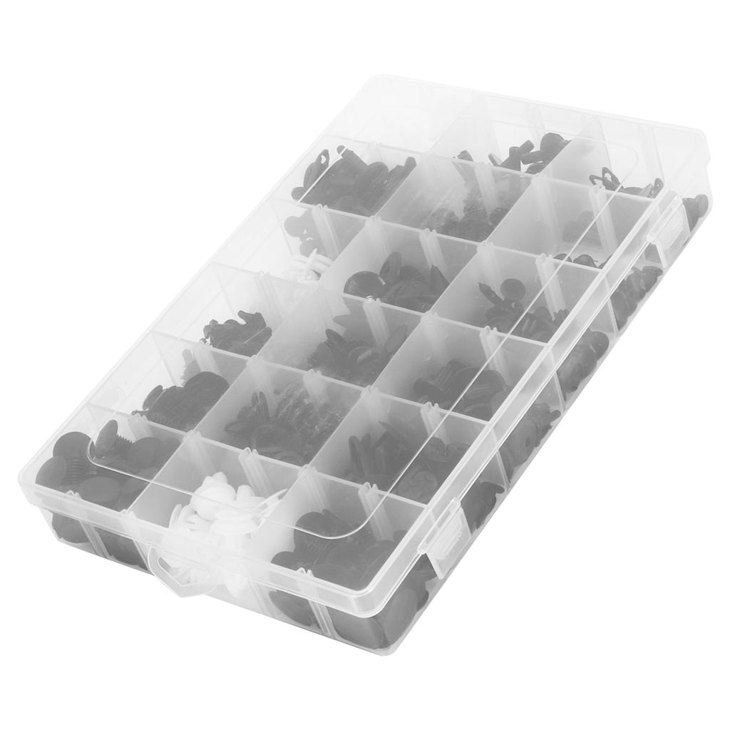 415 Stück Auto Drucknieten Sortimentskit Stoßstangenbefestigungen mit Werkzeugen zum Entfernen