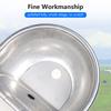 Stainless Steel Automatic Waterer Pet Livestock Tool Animals Water Bowl with Floating Ball for