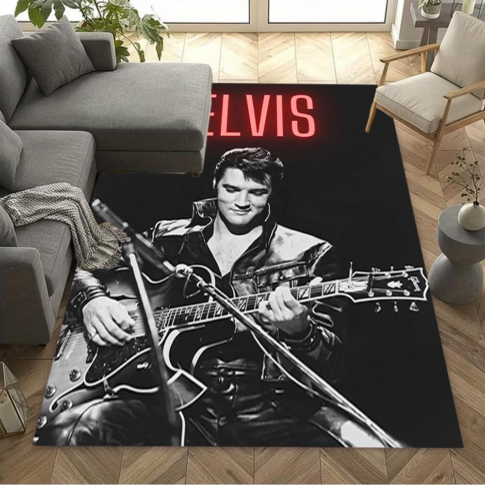 Elvis Presley Performance Floor Mat Design for Bedrooms Outdoor Living Rooms Playrooms Anti-slip Rug Decorate Offices Birthday/Christmas Gift