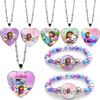 Cute Gabby Dollhouse Necklace Animation Girls Bracelets Choker Kids Present Cosplay Accessories Birthday Party Favor