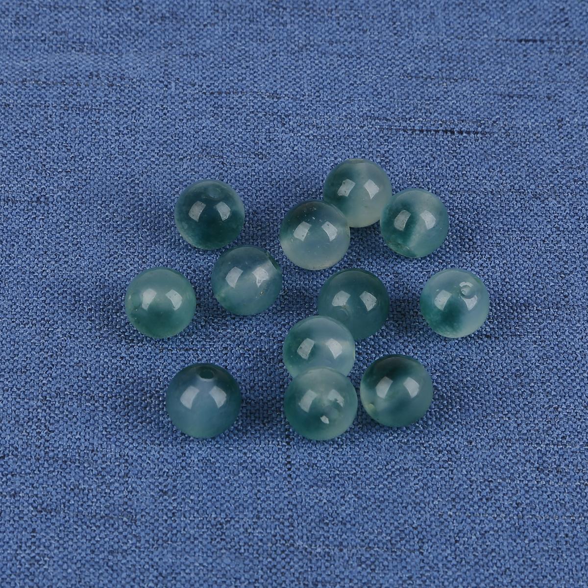 

Натуральные свободные красочные нефритовые круглые бусины для изготовления ювелирных изделий DIY браслет-подвеска 6/8/10 мм 6mm темно-зеленого