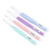 4 Pcs Crochet Hook Set 8mm 10mm 12mm 15mm ABS TPR Ergonomic Handle Crochet Hooks for Carpet Rug