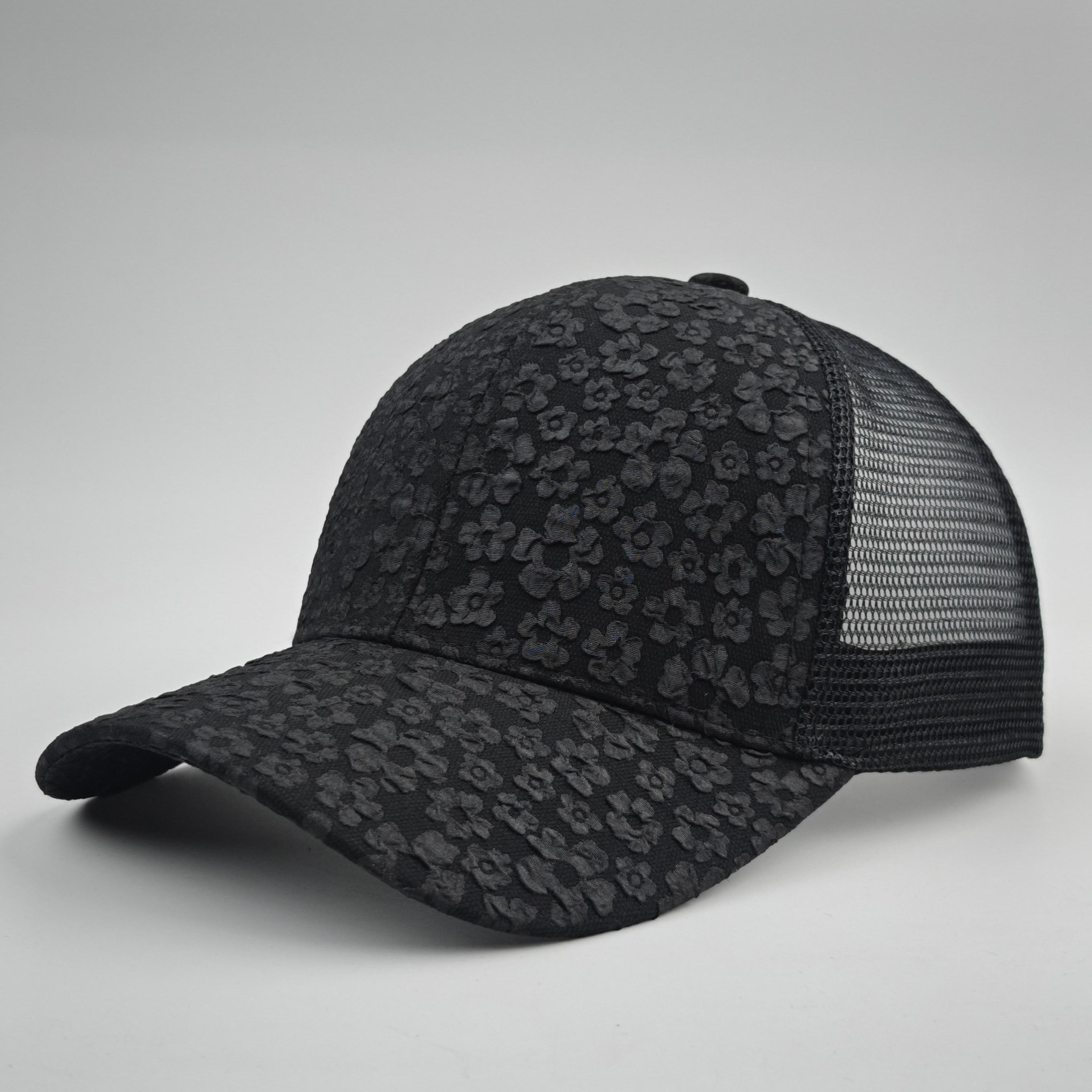 

Classic Adjustable Baseball Cap for Men Women, Minimalist Solid Color Design with Curved Brim, Breathable Polyester Fabric, Comf Adjustable чорний