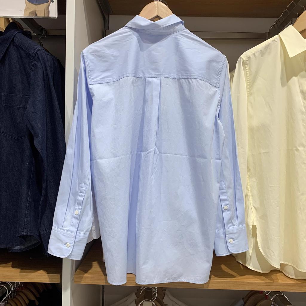1116 Spring New Solid Color Women's Casual Solid Color Long Sleeve Shirt Shirt Commuter Thin Jacket Women 171661