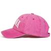 Fashion Washed Cotton MAMA MINI Embroidery Caps Vintage Breathable Parent-Unisex Baseball Hats Adjustable Baseball Cap