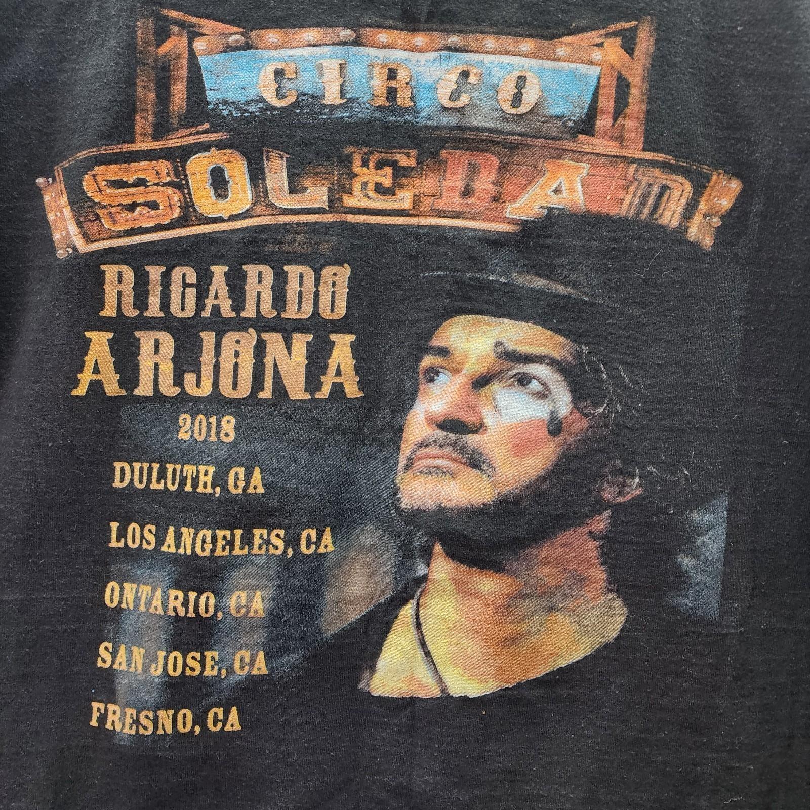 Vtg Ricardo Arjona Circo Soledad 2018 American T-shirt S to 5XL PA340 Unisex T-Shirt S