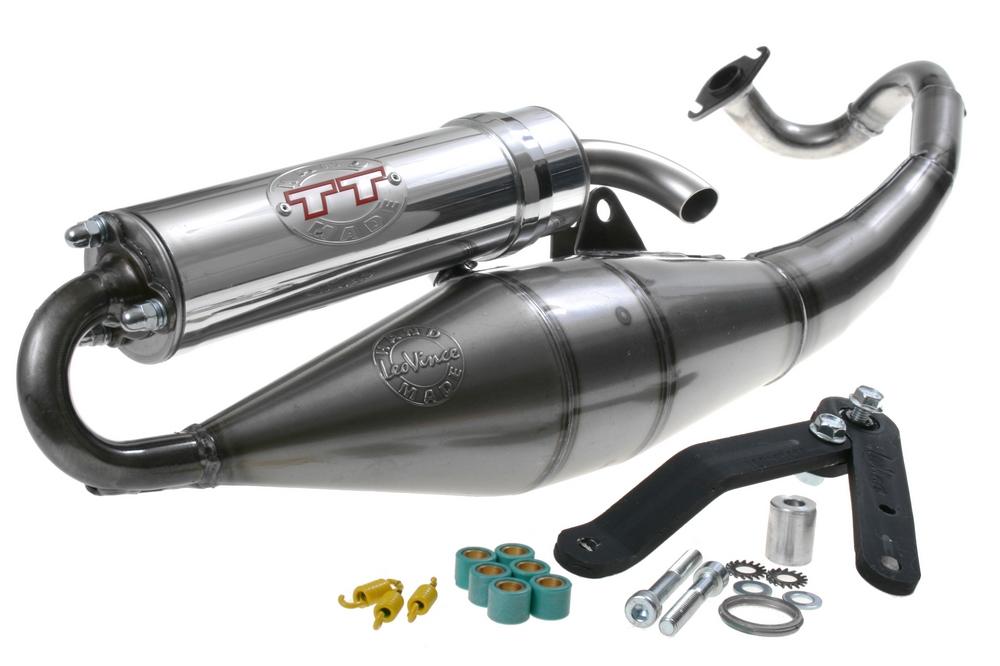 LeoVince TT Complete Exhaust, Peugeot Horizontal (E)