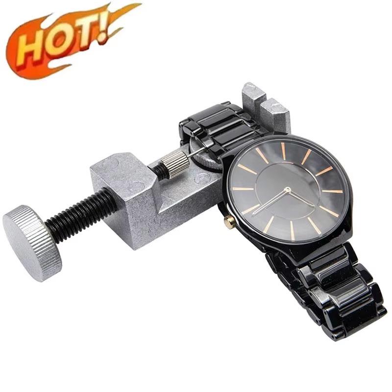 Kit de ferramentas de reparo e remoção de pinos de elo de pulseira de relógio para relojoeiros com pacote de 3 pinos extras, conjunto de barra de mola de remoção de substituição