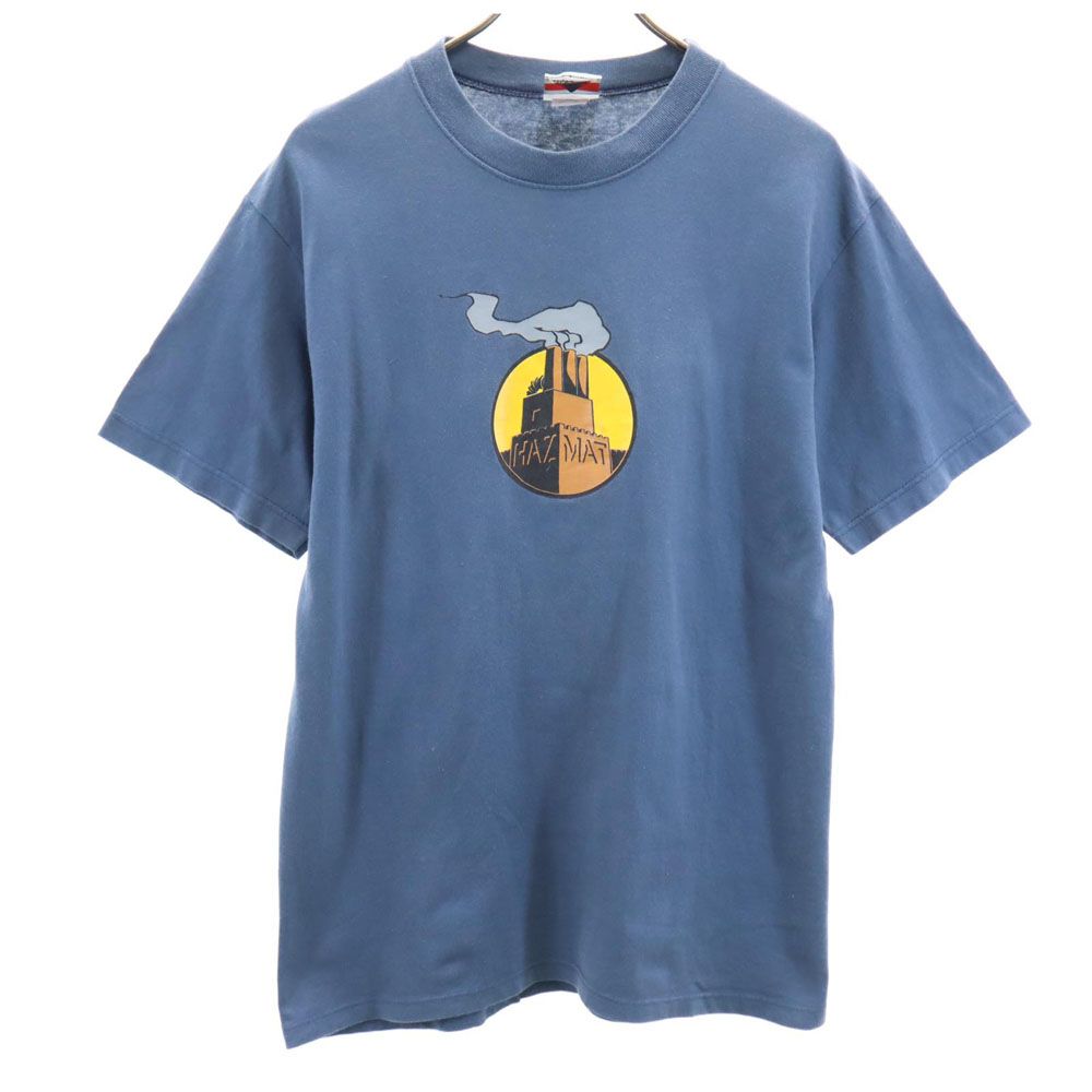 

HAZ-MAT Print Short sleeve T-shirt M Navy system Men s Used
