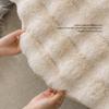 Thicken Imitation Rabbit Fur Plush Sofa Slipcover Curve Hem  Non-Slip Soft Sofa Towel Couch Cushion For Living Room