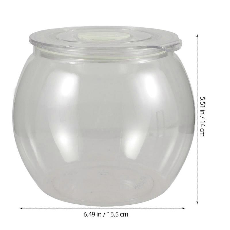 Transparent Airtight Plastic Canister for Pickle Jar Storage