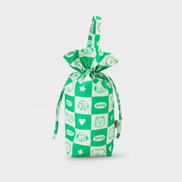

Line Friends BT21 2023 F/W TRAVEL ACC Green Li Полезная нижняя часть Низ