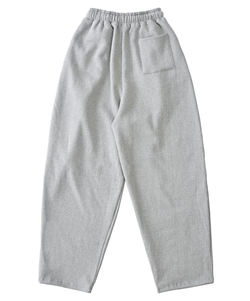 ANALOG MOOD Soft Curved Brushed Sweatpants (Gray)
