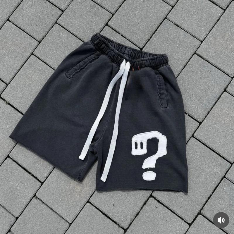 

Европейские и американские летние уличные шорты с принтом, свободные, на кулиске, повседневные 2XL чёрный