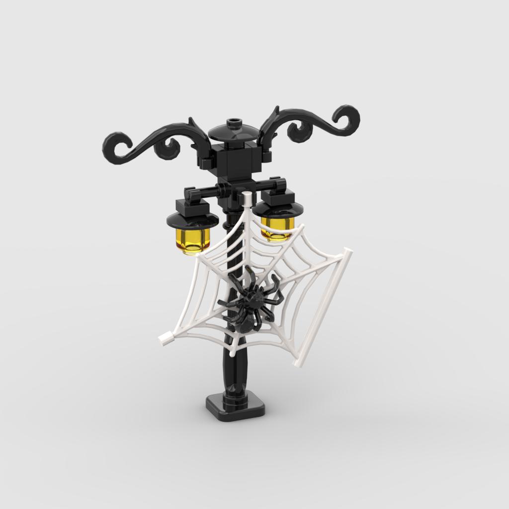 Halloween Graveyard Ghost Bat Spider Web Pumpkin Snake Horror Animal MOC Bricks Building Blocks Toys for Children Christmas Gift