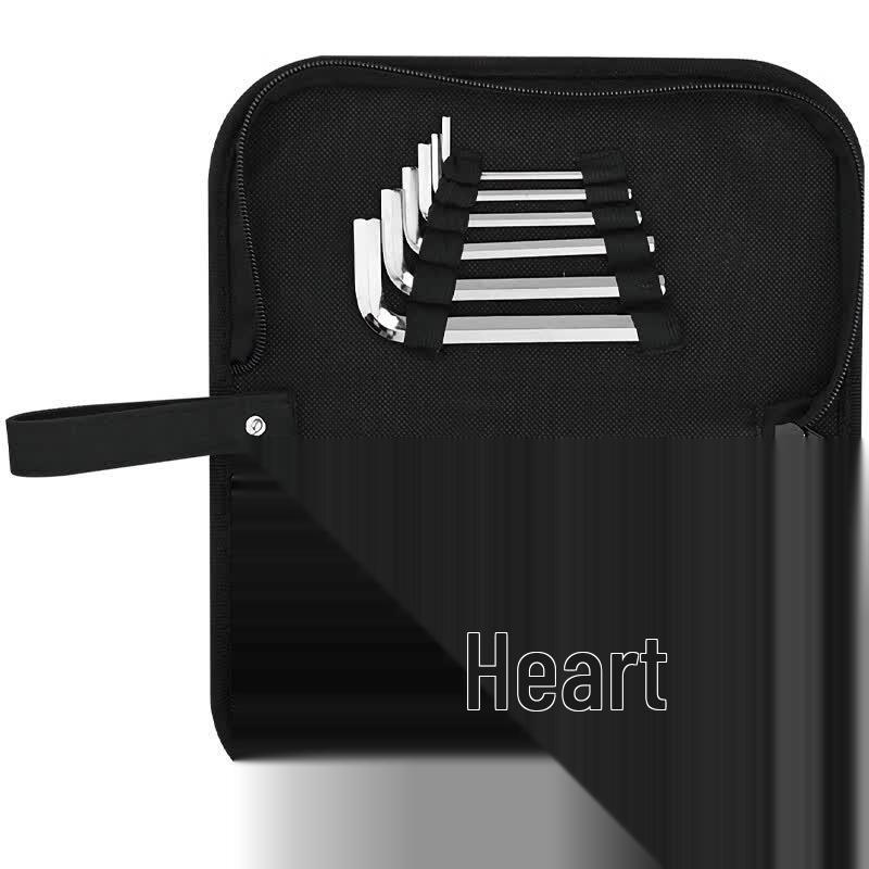 Deli 10-Piece Flat Head Hex Key Set (3-19mm) 3-19mm