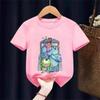 2026  Cartoon Movie Monsters Inc Printed Tshirt Harajuku Boys Girls Kid Summer New Casual Short Sleeve Y2K Top