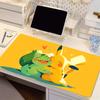Gaming Mouse Pad Anime xxl Computer Gamer Desk Mouse Mat For CS GO Lock edge thickened Kawaii P-Pokemon Pikachu Rubber Mousepad