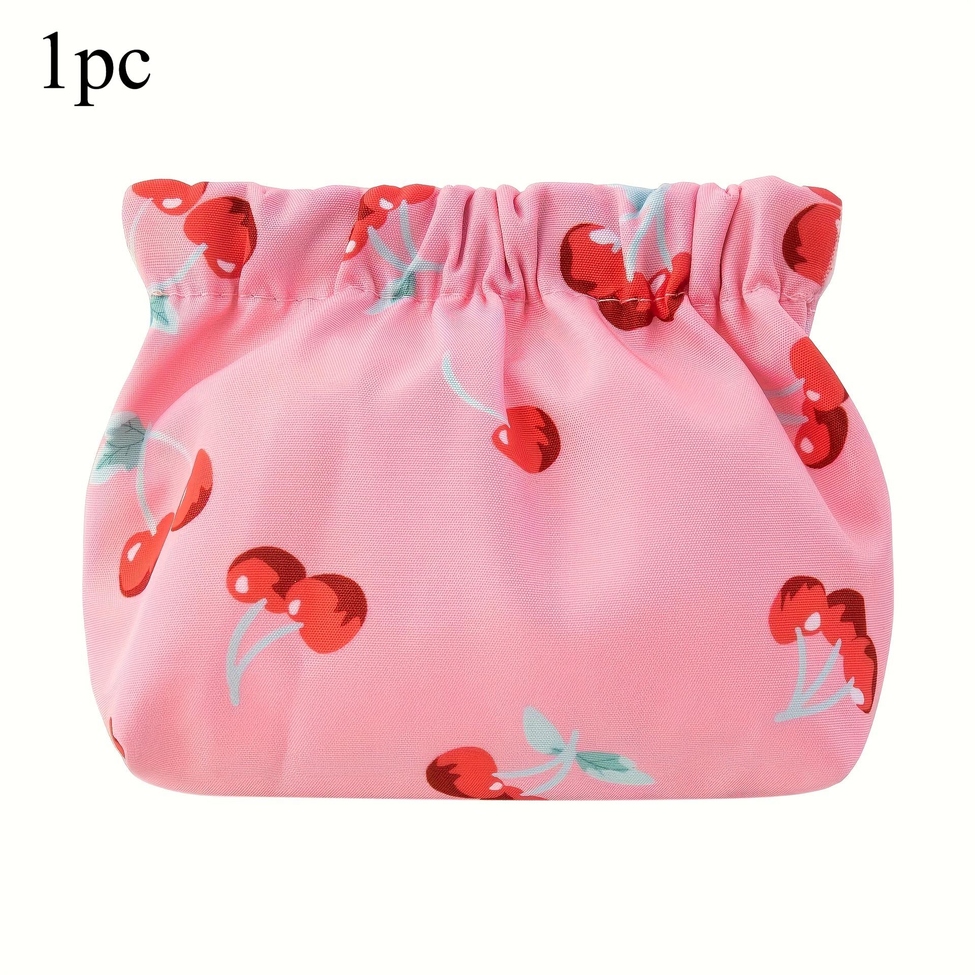 

1pc Cute Mini Shrapnel Bag Coin Purse Change Storage Bag Travel Lipstick Cosmetic Bag Printing Fashion Coin Money Bags for Women