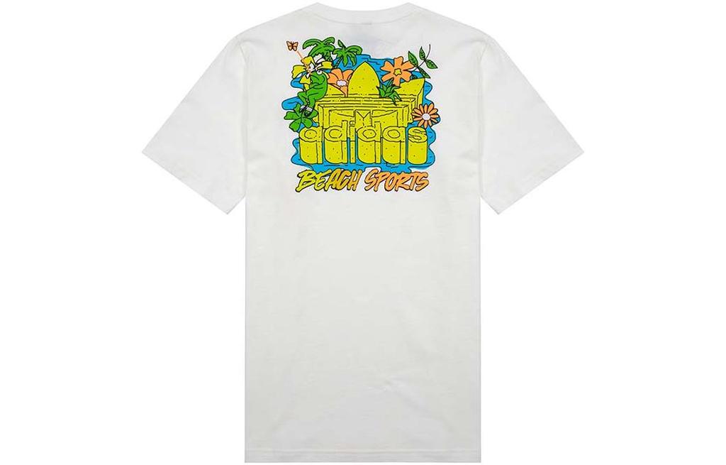 adidas Originals Drop Shoulder Sleeve T Shirt Men's White HC7143