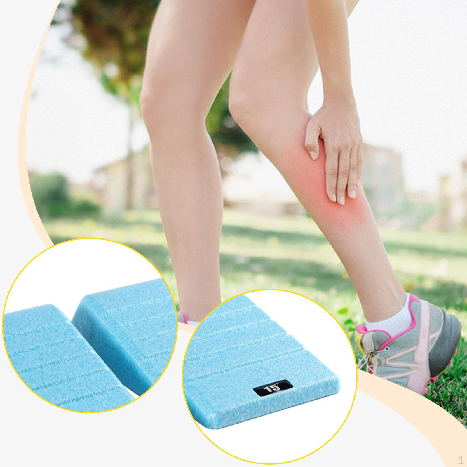 

2 штуки Клин для приседаний Блок для растяжки икр Наклонная доска Профессиональный тренажерный зал Универсальный для растяжки ног и стоп