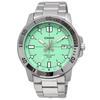 Casio Standard Analog Quartz Men's Watch MTP-VD01D-3E1V with Metal Band, Pastel Mint Green, International Model [Parallel Import]