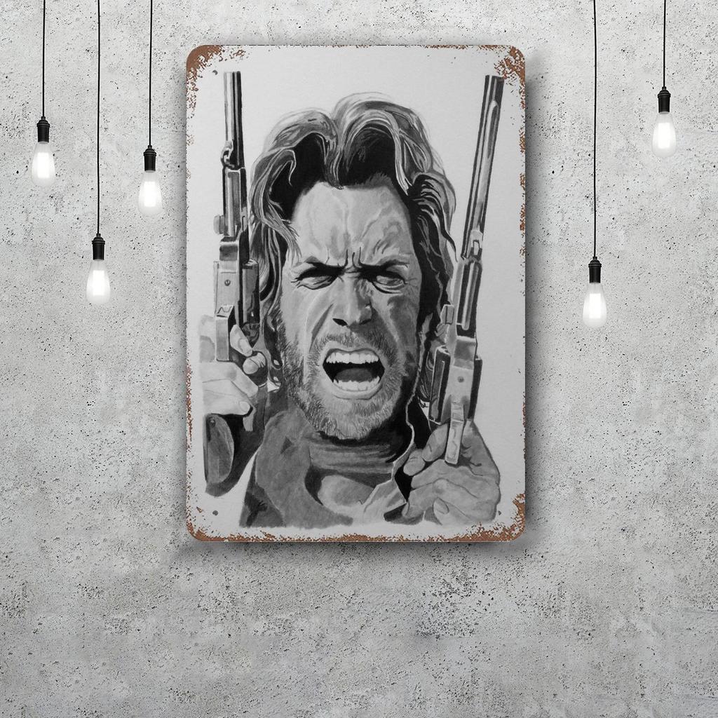 outlaw josey wales Metal Signs wall decor Vintage Tin Signs Captain Metal Poster Decor for Bar Pub Club Wall Decoration