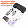Car glasses storage box, multifunctional card, ticket, key, small item storage, storage and storage device